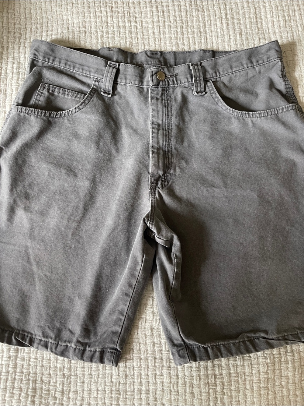 Men's Gray Classic Cotton Shorts